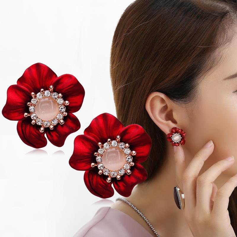 Creative Chinese Style Personalized Ethnic Face Earrings
