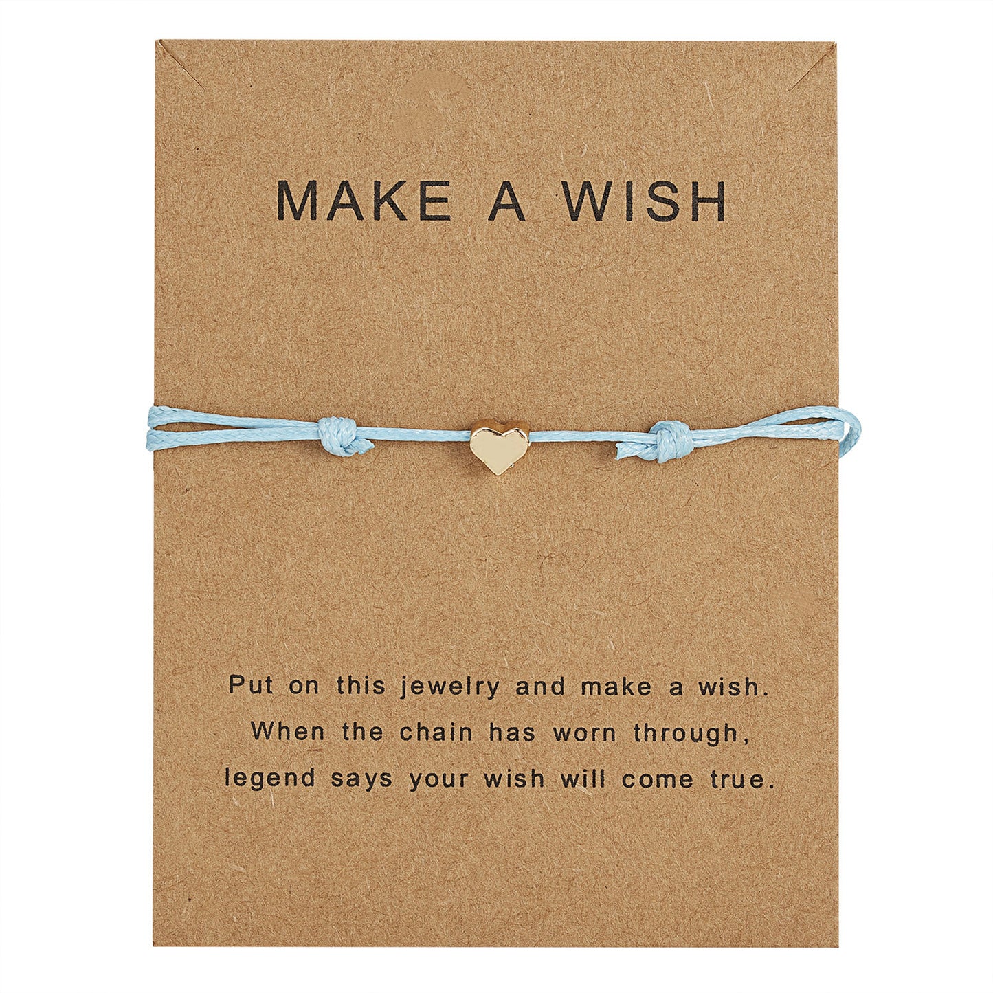 Women's Paper Card Love Butterfly Woven Adjustable Bracelets