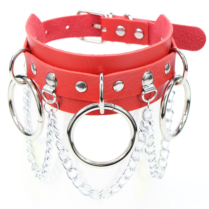 Personality Punk Street Shooting Nightclub Chain Necklaces