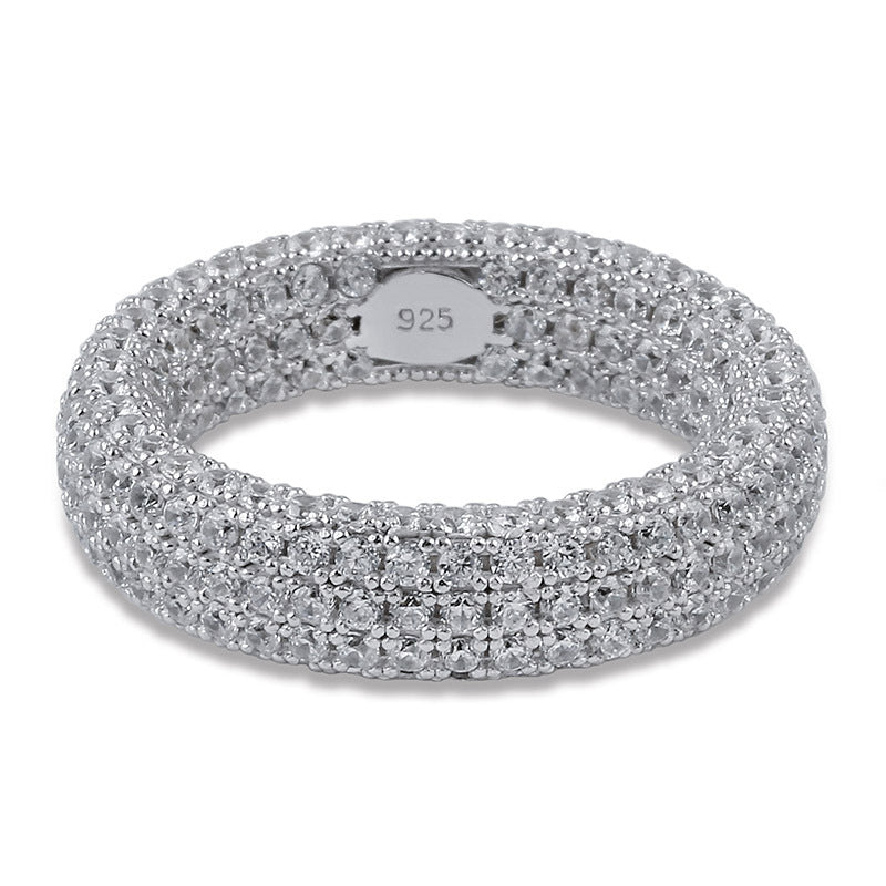 Men's Inlaid Zircon Accessories Hip Hop Cool Rings