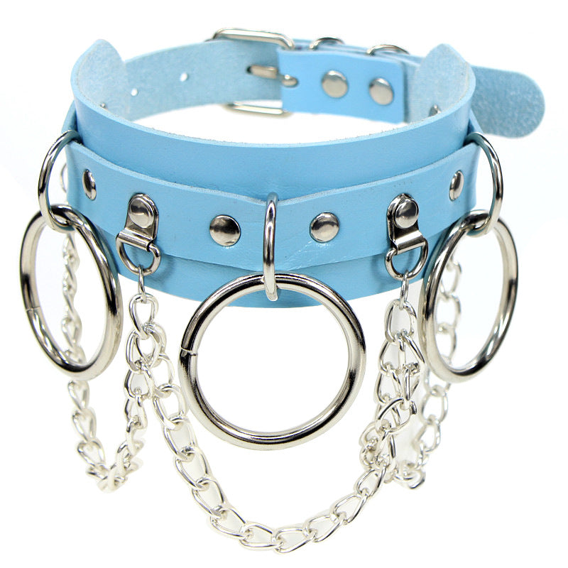 Personality Punk Street Shooting Nightclub Chain Necklaces