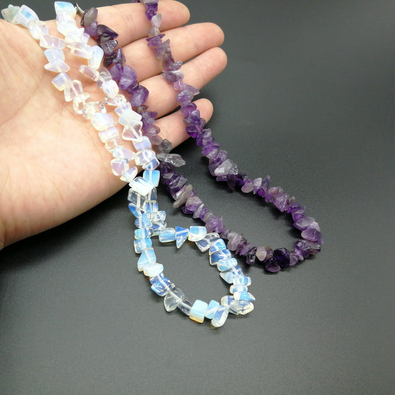 Crystal Irregular Gravel Clavicle Chain Creative Necklaces