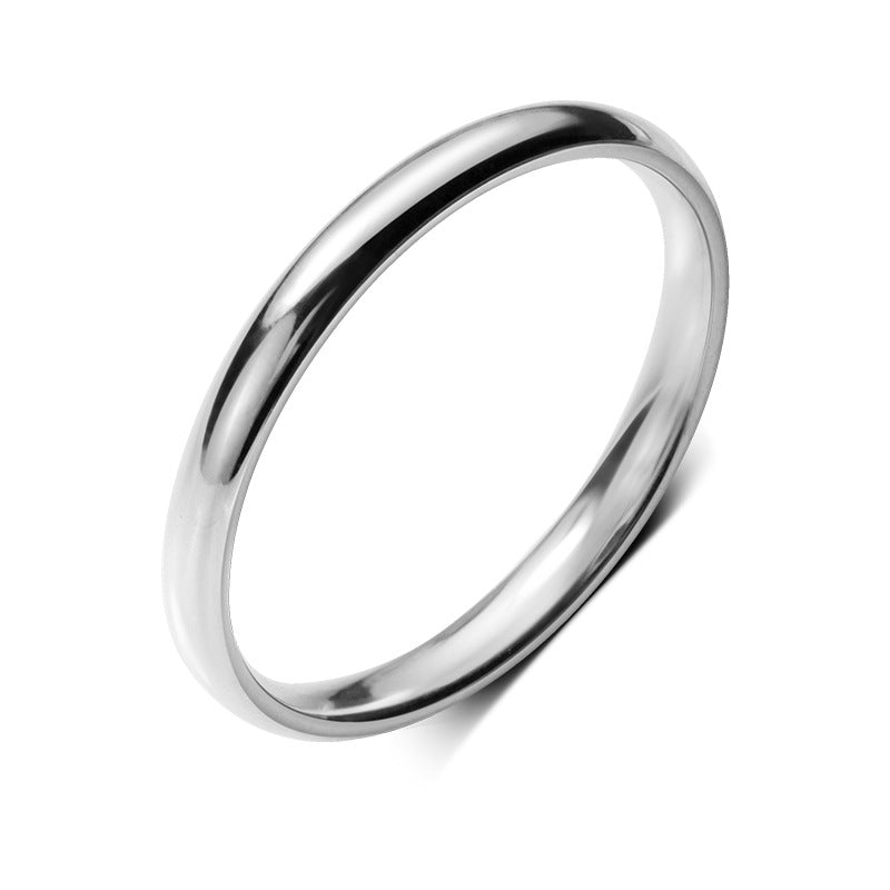 Female Korean Version Simple Glossy Personality Rings