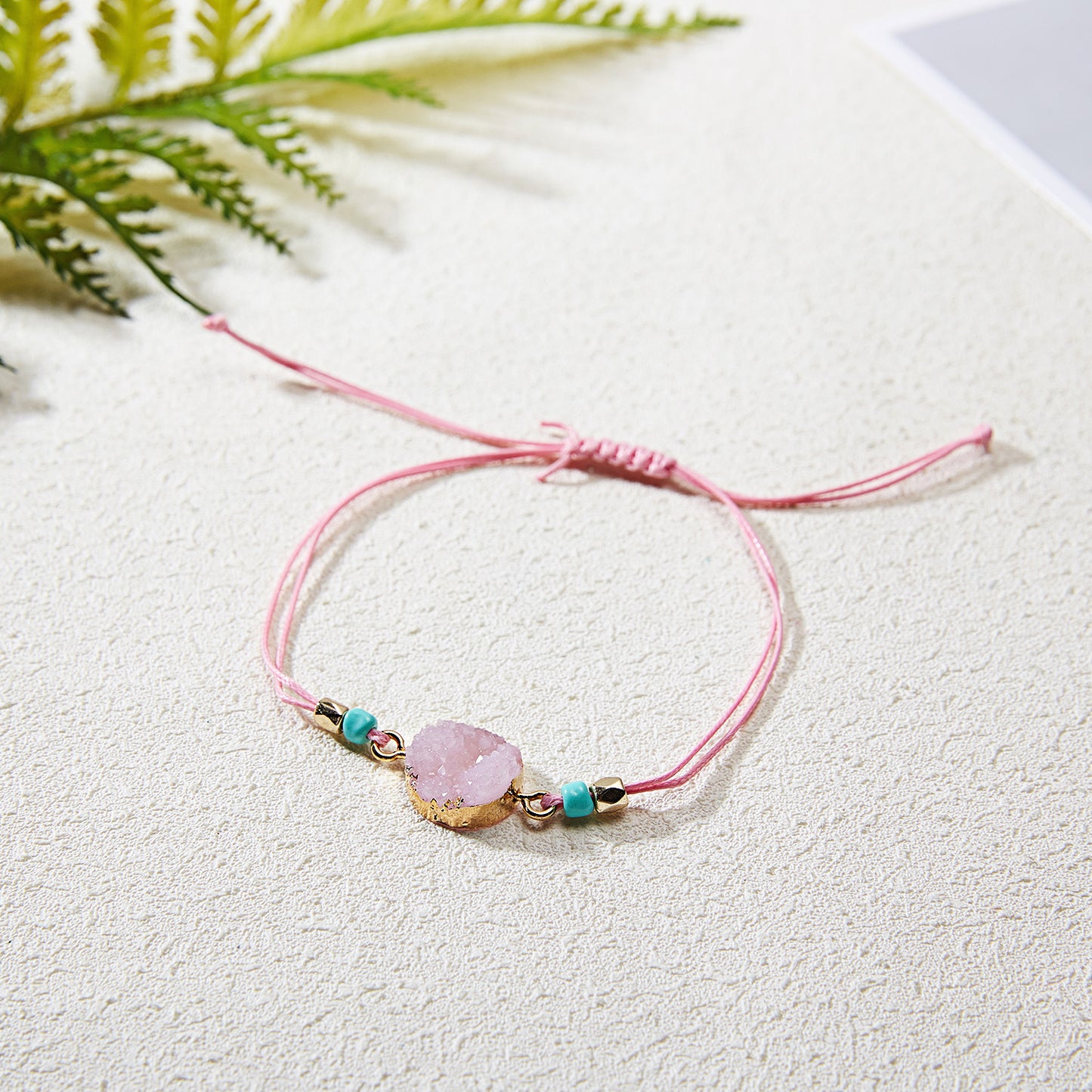 Style Simple Creative Resin Stone Woven Bracelets