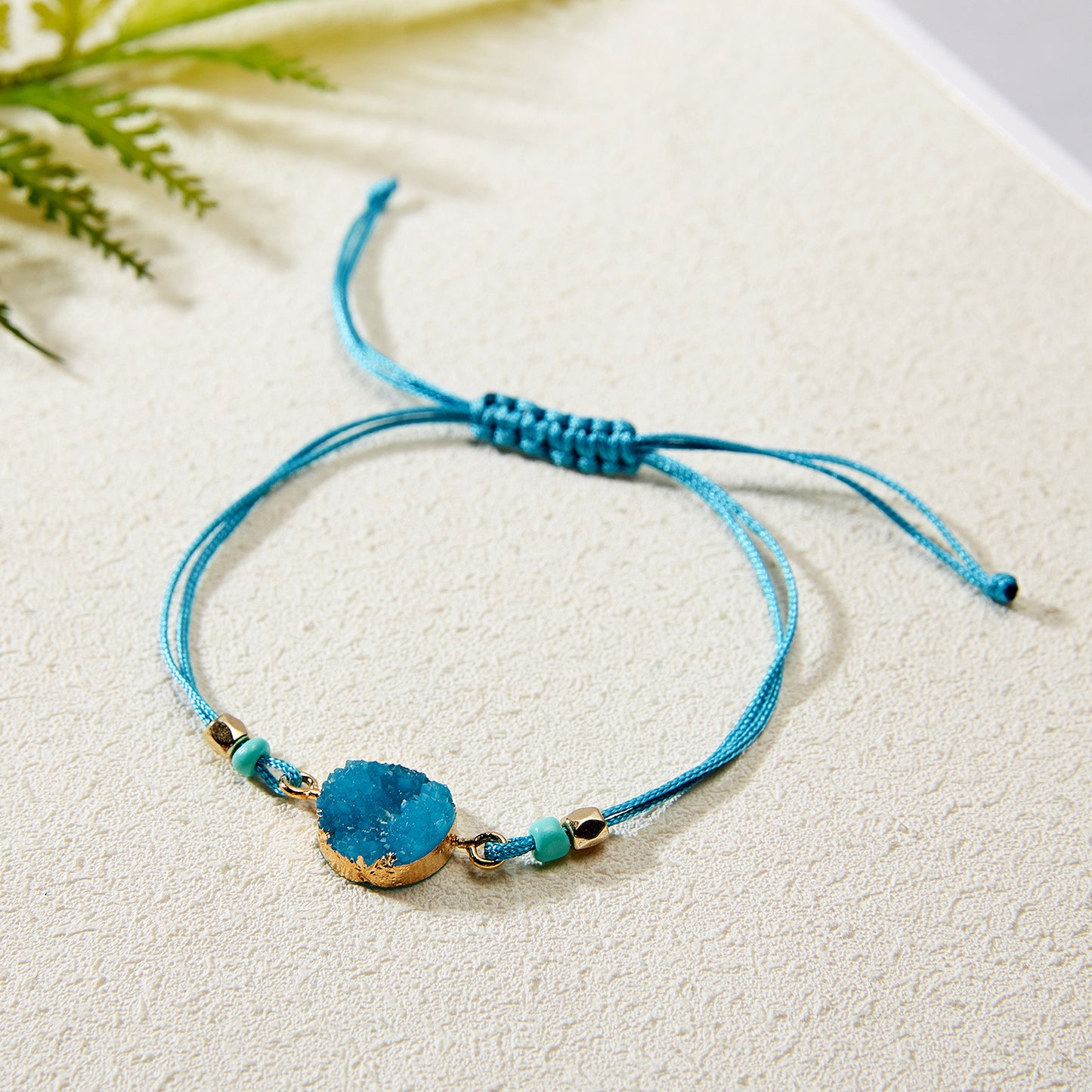 Style Simple Creative Resin Stone Woven Bracelets