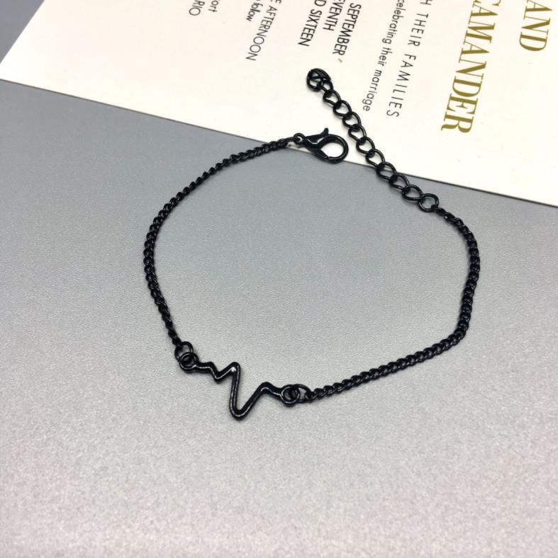 Korean Style Simple Ecg Lightning Personalized Design Bracelets