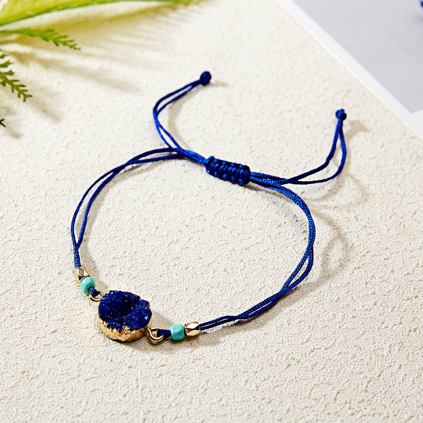Style Simple Creative Resin Stone Woven Bracelets