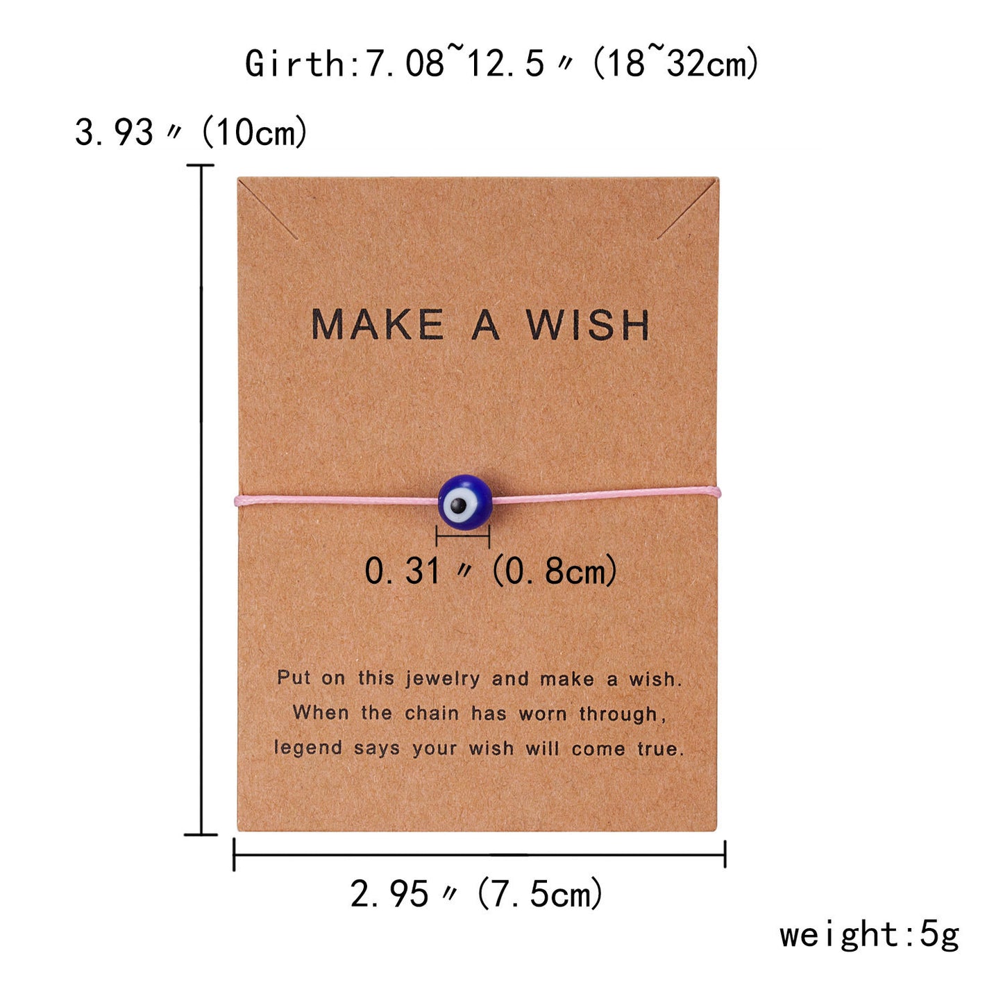 Style Simple Blue Eye Hand Jewelry Fashion Paper Bracelets