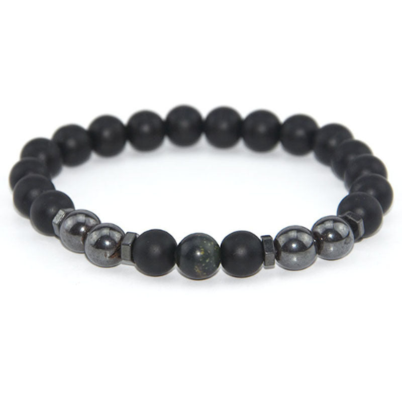 Magnetic Hematite White Turquoise Handmade Beaded Bracelets
