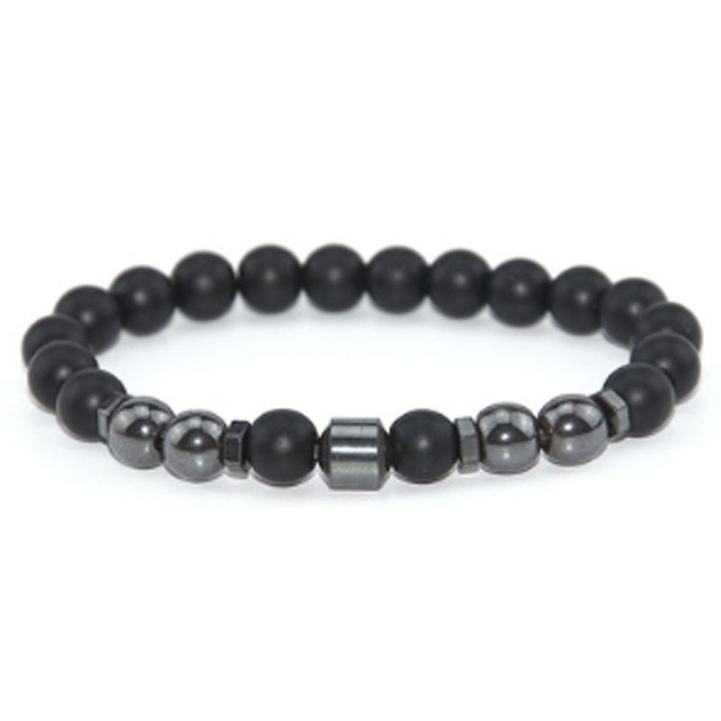 Magnetic Hematite White Turquoise Handmade Beaded Bracelets