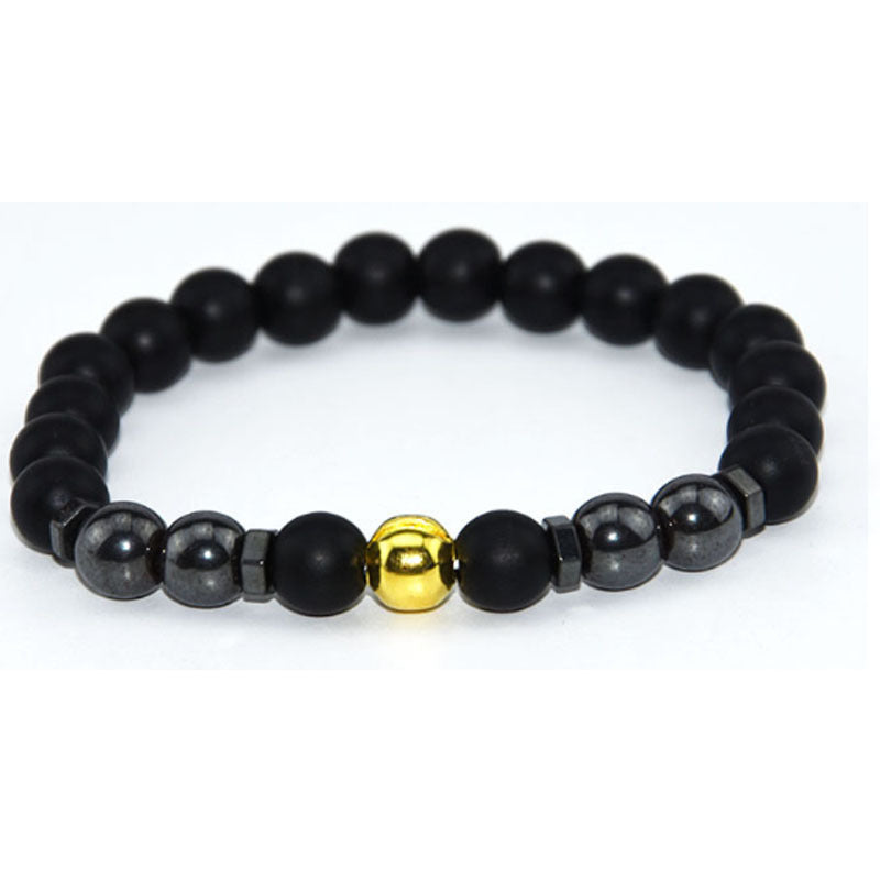Magnetic Hematite White Turquoise Handmade Beaded Bracelets