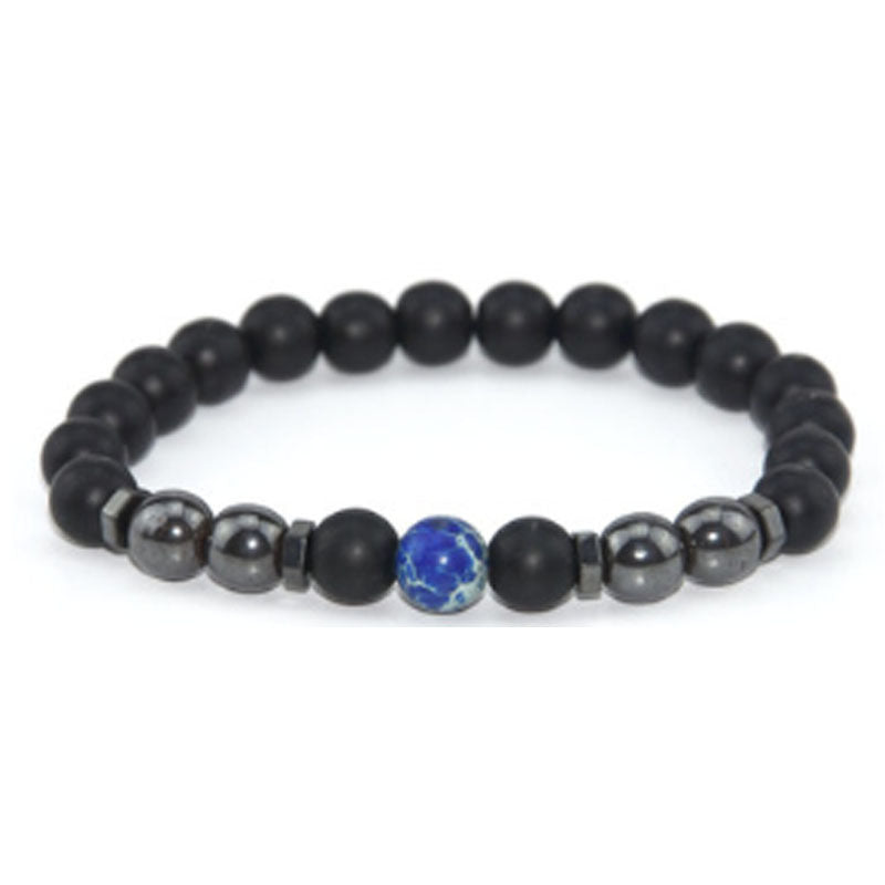 Magnetic Hematite White Turquoise Handmade Beaded Bracelets