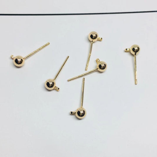 Round Head Ball Strap Ear Hanger Ornament Accessories Handmade Earrings