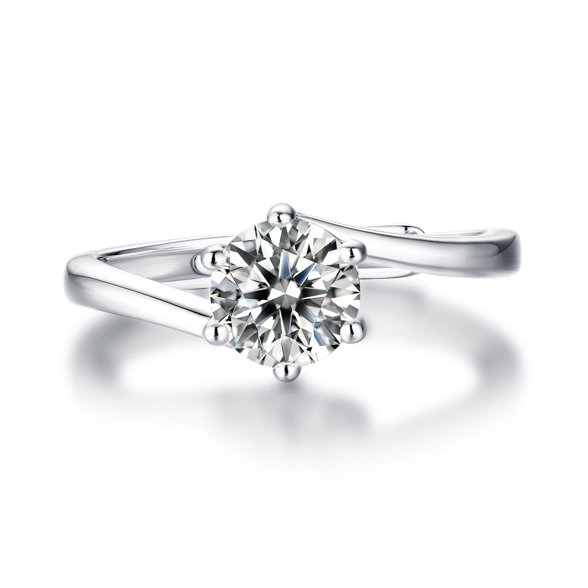 Women's Creative Trend Open Mouth Sier Holder Rings