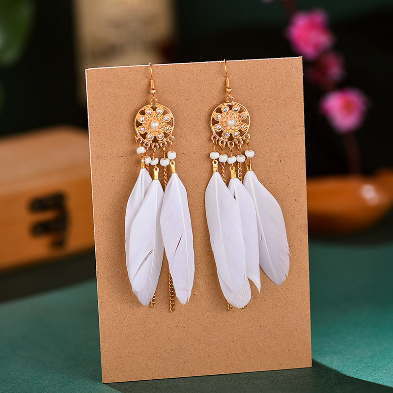 Color Fresh Literature Art Feather Your Earrings