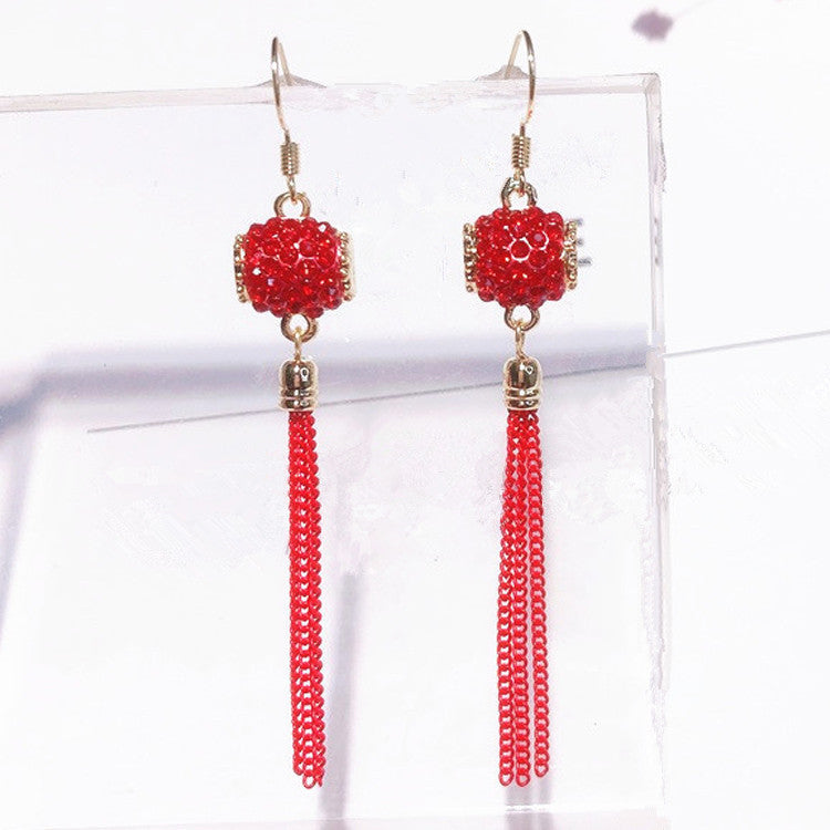 Creative Chinese Style Personalized Ethnic Face Earrings