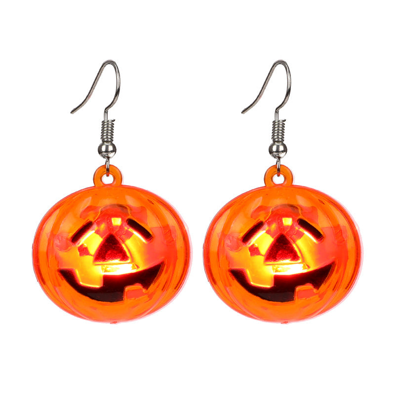 Cool Halloween Pumpkin Lamp Ghost Festival Earrings