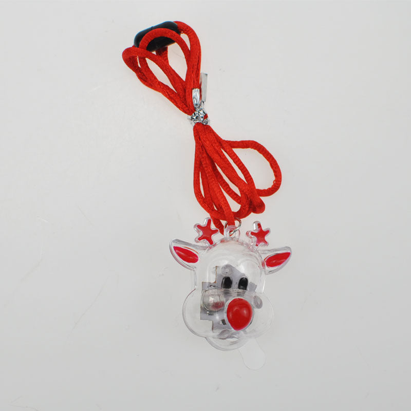 Claus Luminous Red Rope Ceramic Mantra Compass Little Fat Necklaces