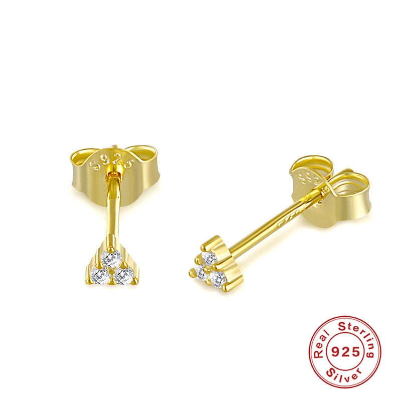 Sterling Sier Ornament Fashion Artistic Temperament Earrings