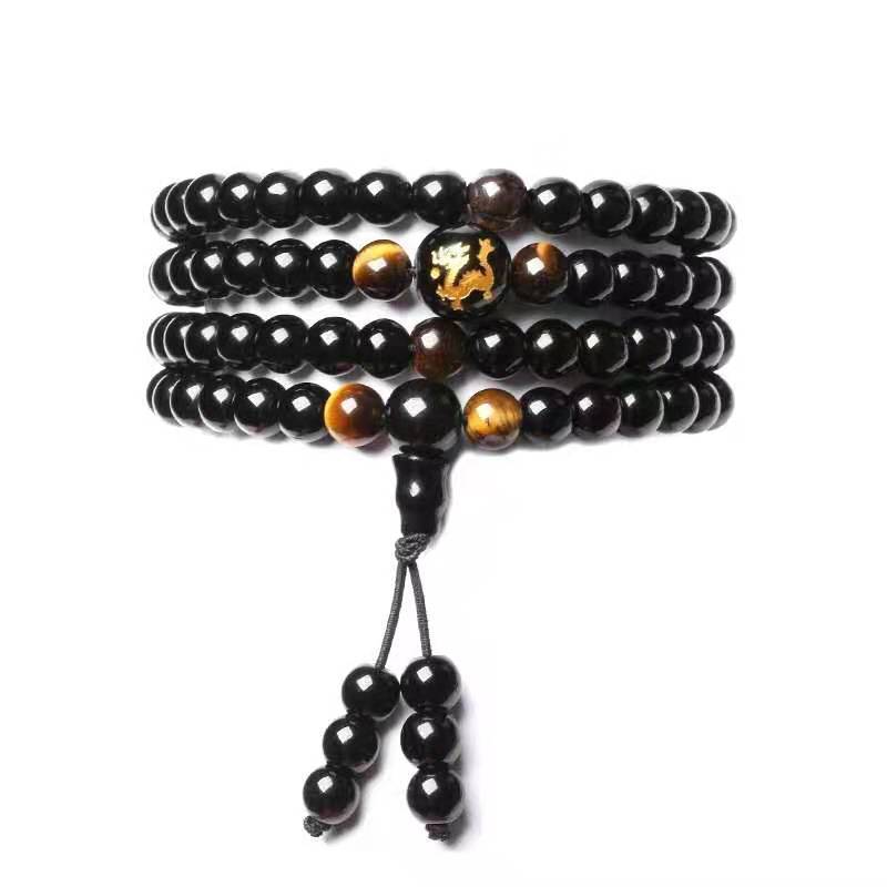 Women's & Men's Obsidian Zodiac Couple Korean Style Jewelry Bracelets