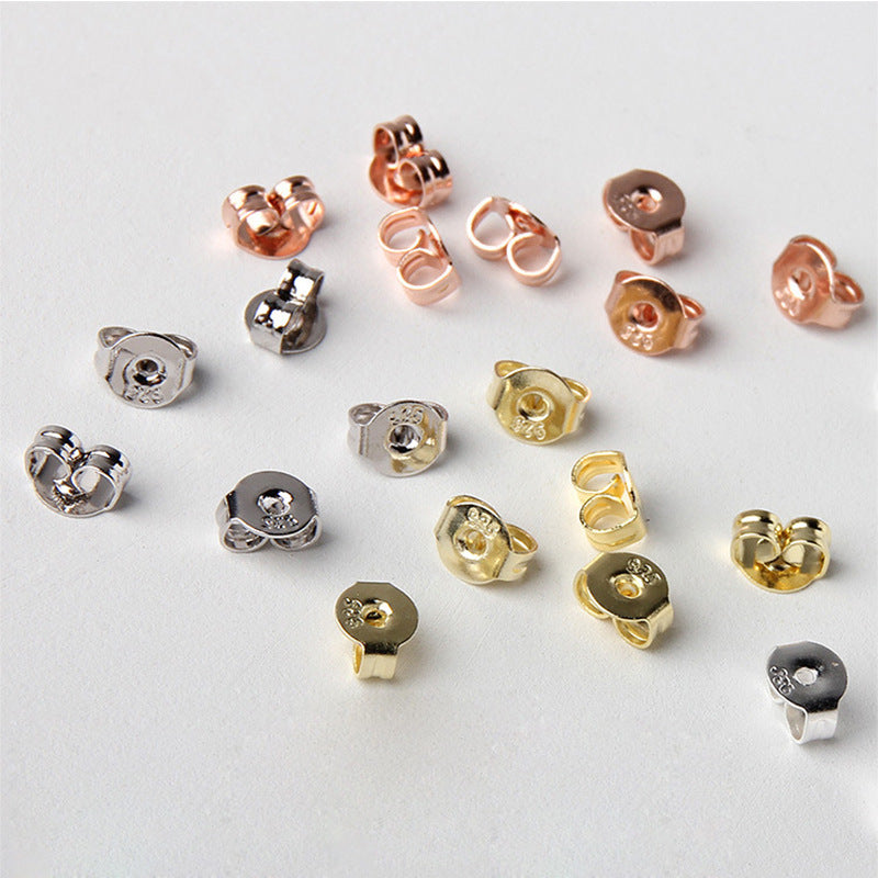 Sier Butterfly Earplug Accessories Gold Ear Earrings