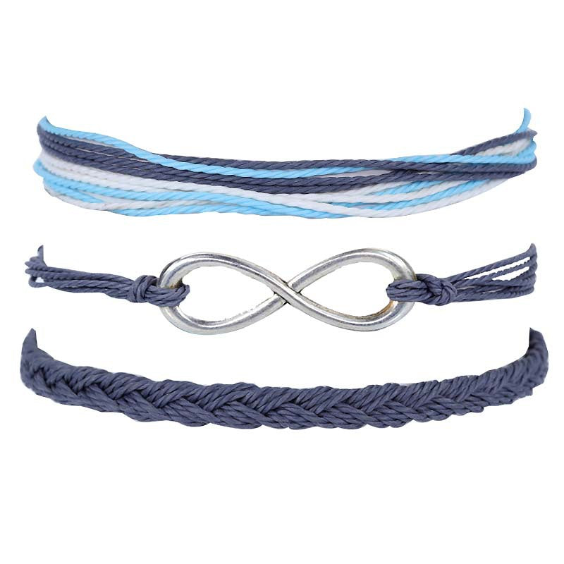 Waterproof Wax Line Woven Hand Strap Bracelets