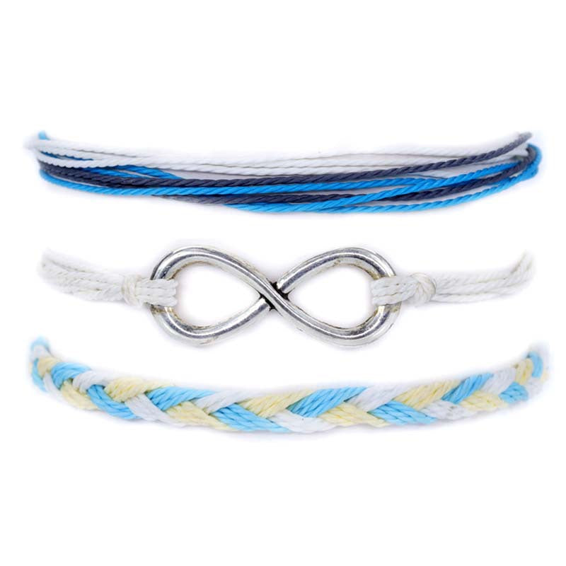 Waterproof Wax Line Woven Hand Strap Bracelets