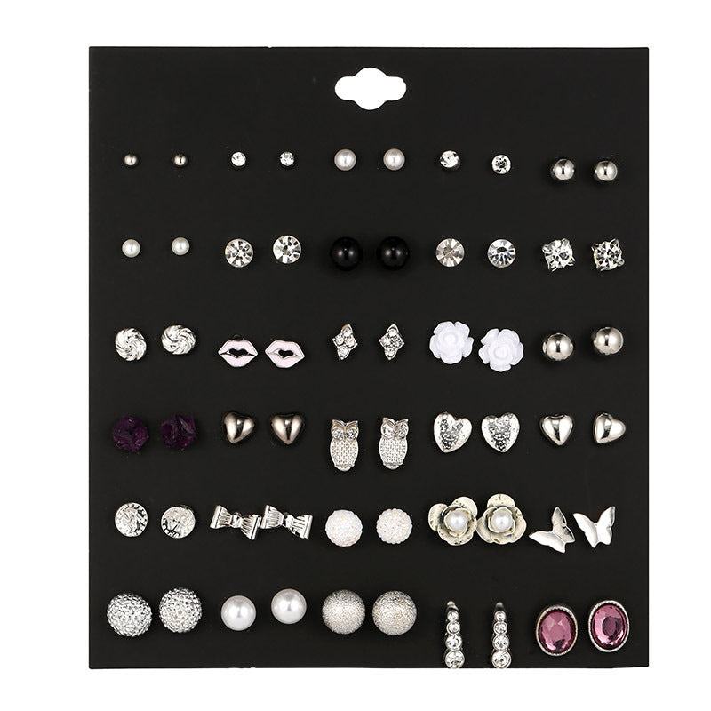 Stylish Flower January Gold Ear-ring Clip Earrings