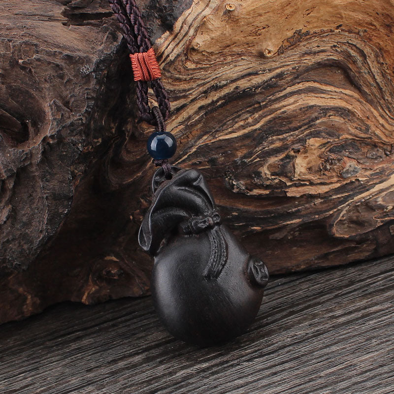 Women's & Men's Handmade Ethnic Style Blackwood Safety Buckle Pendants