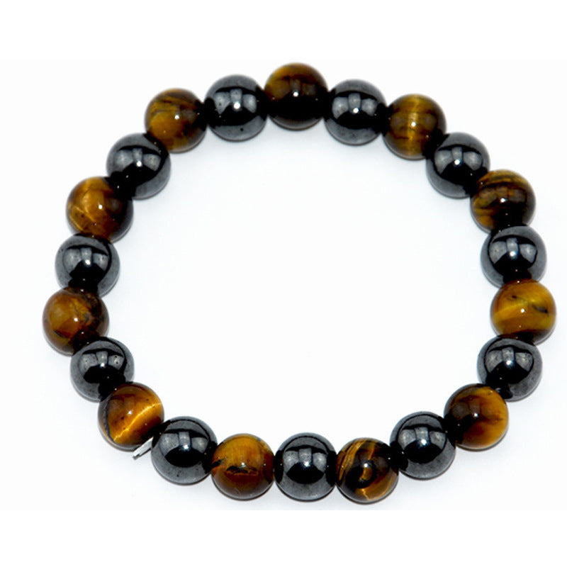 Men's Tigereye Haematite Imitation Obsidian Ornament Bracelets