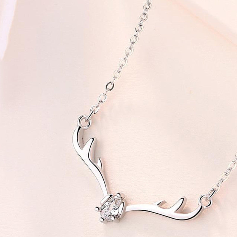 Has You Antlers Female Fashion Clavicle Chain Simple Necklaces