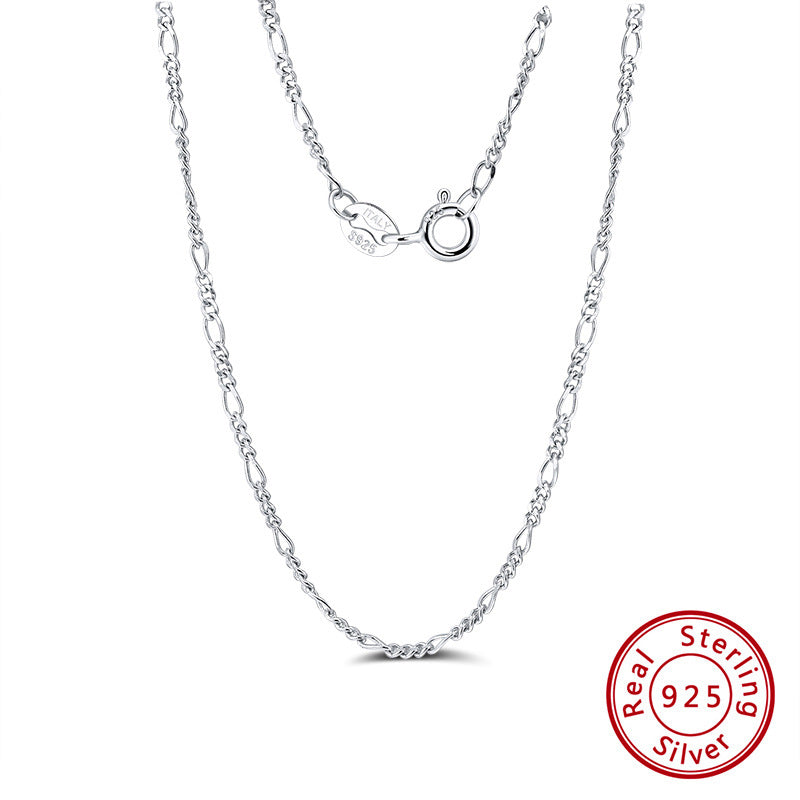 Sier Choker Cuban Link Chain Car Necklaces