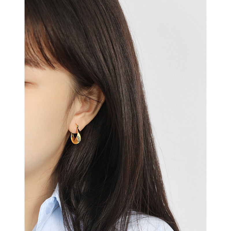 Korean Style Sterling Sier Cold Surface Rings