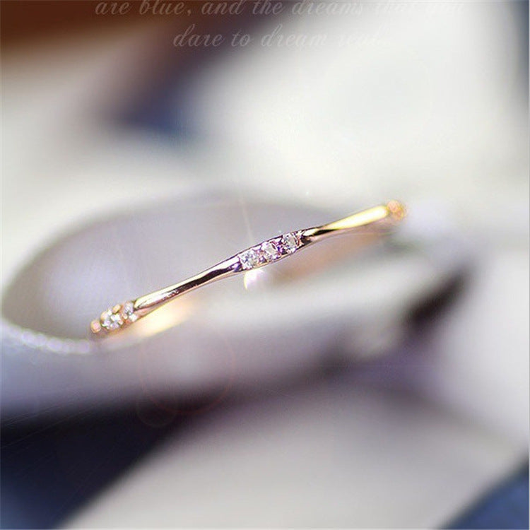 Women's Durable Ornament Nine Simple Small Rings