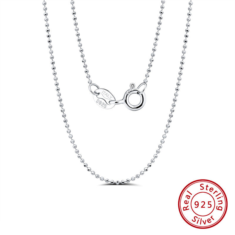 Sier Choker Cuban Link Chain Car Necklaces