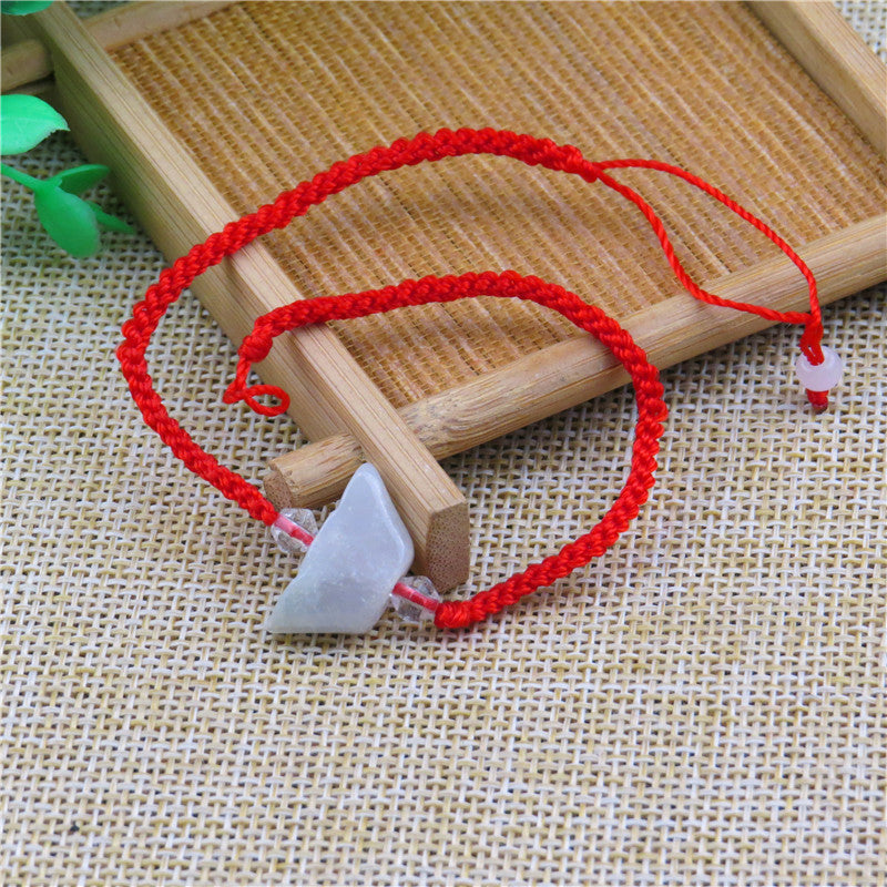 Jade Red Rope Life Hand-woven Stall Bracelets