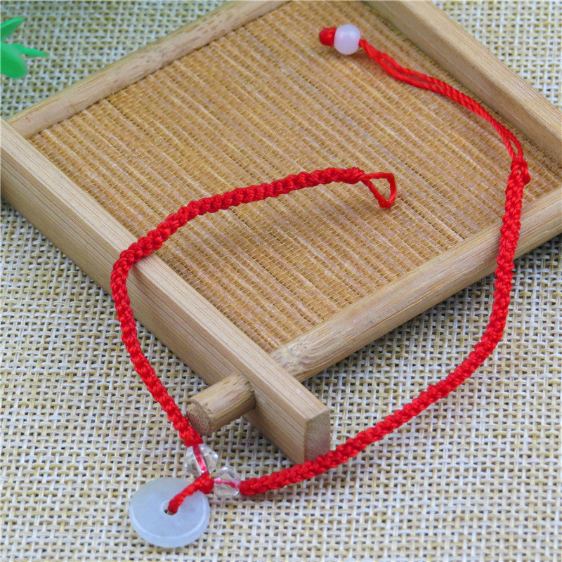 Jade Red Rope Life Hand-woven Stall Bracelets