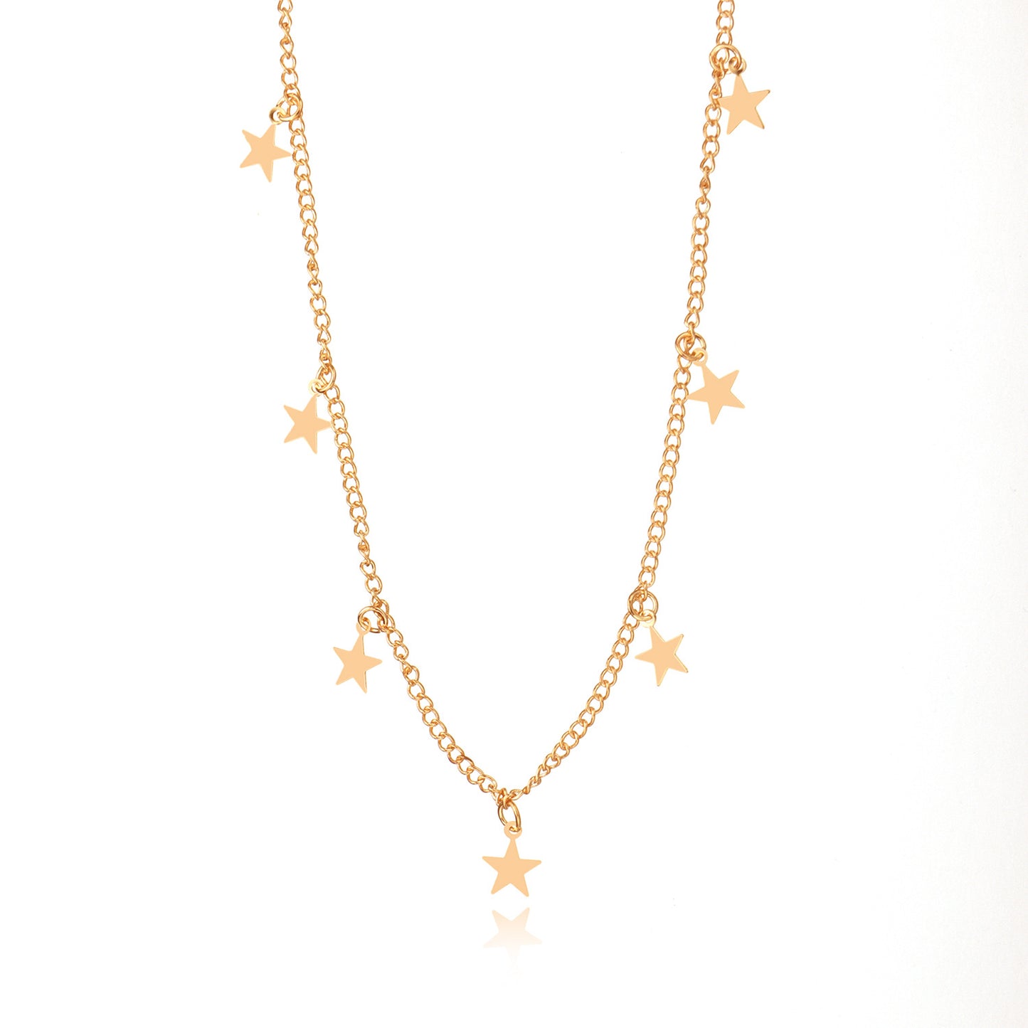 Women's Fashion Simple Alloy Plating Long Personalized Necklaces