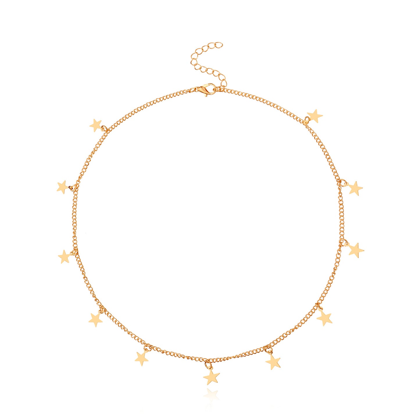 Women's Fashion Simple Alloy Plating Long Personalized Necklaces