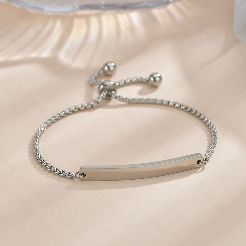 Women's & Men's Simple Glossy Can Be Used Goods Bracelets