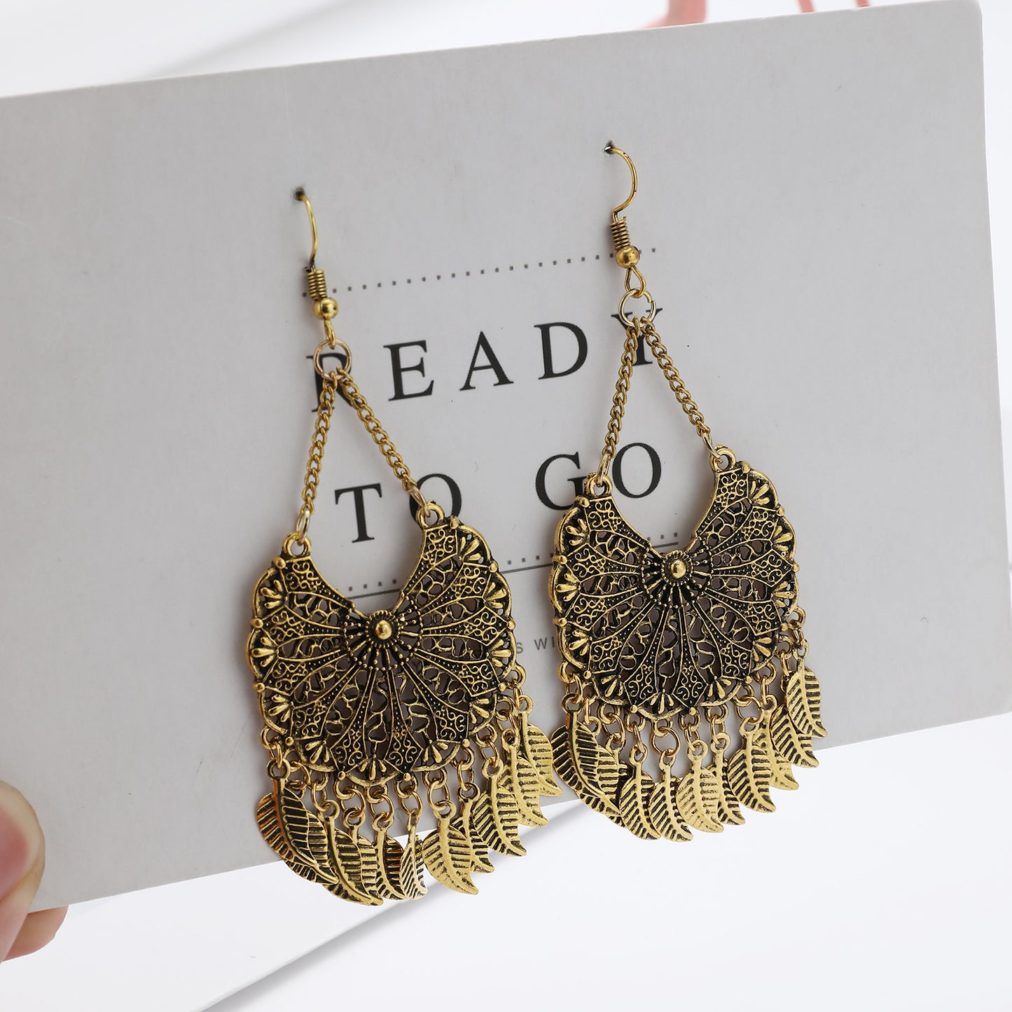 Eardrop Jewelry Long Alloy Chain Temperamental Earrings