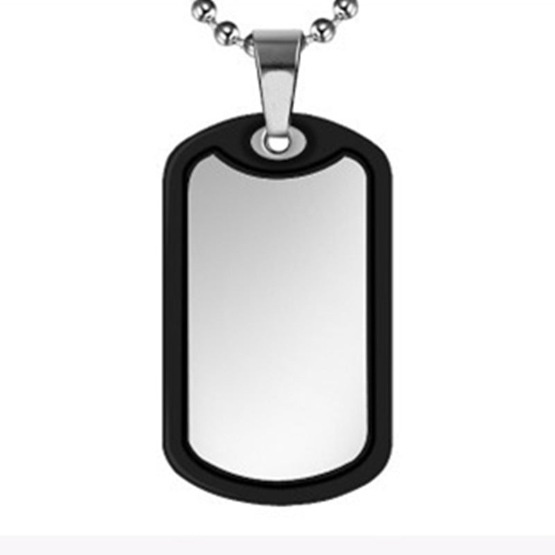 Dog Tag Keyboard Silencer Soldier Cards Sets Necklaces