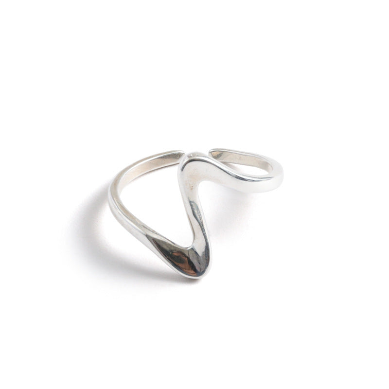 Women's Korean Style Retro Irregular With Personality Open Rings