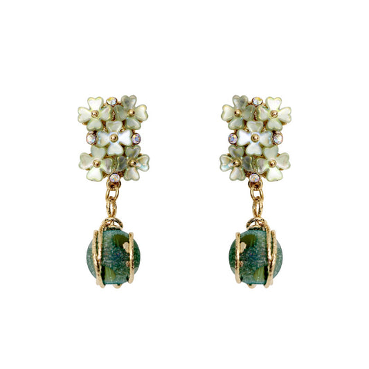 Comfortable Ear Clip Mori Style Color Earrings