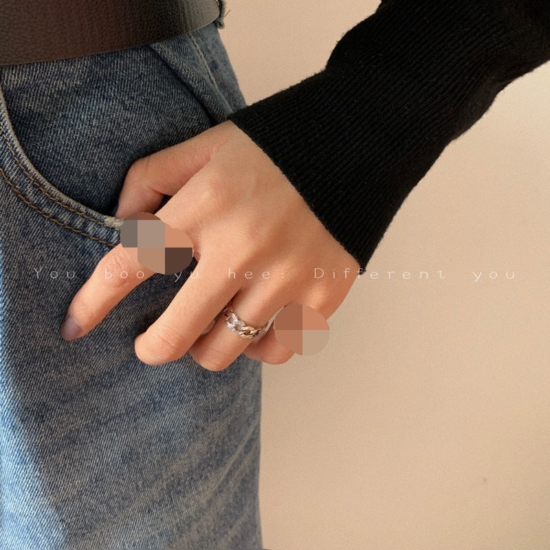 Female Personalized Hip Hop Punk Opening Rings