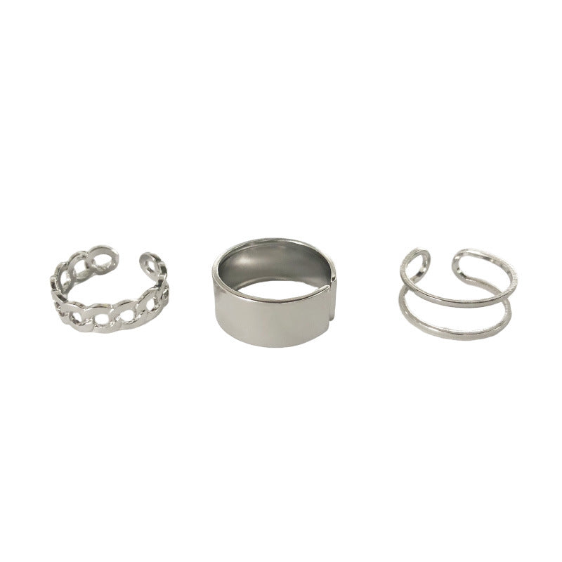 Female Personalized Hip Hop Punk Opening Rings