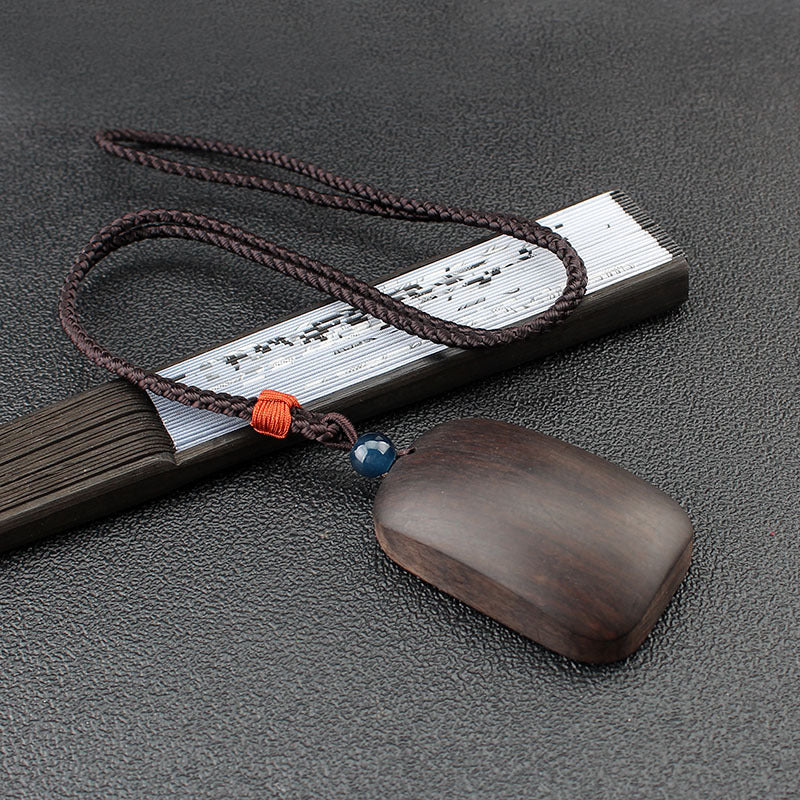 Women's & Men's Handmade Ethnic Style Blackwood Safety Buckle Pendants