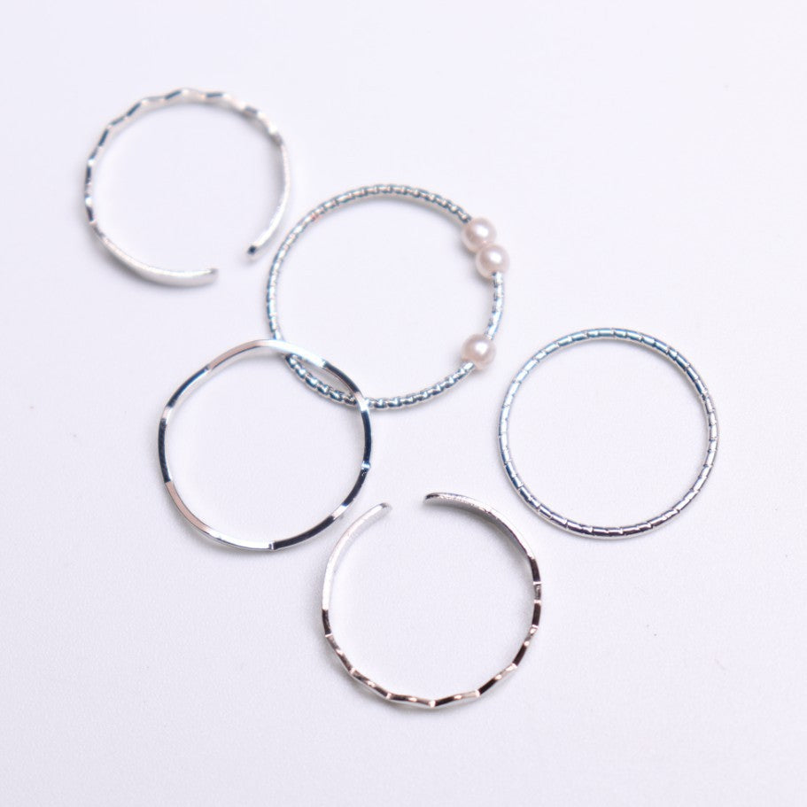 Han Simple Pieces Set Finger Personality Rings