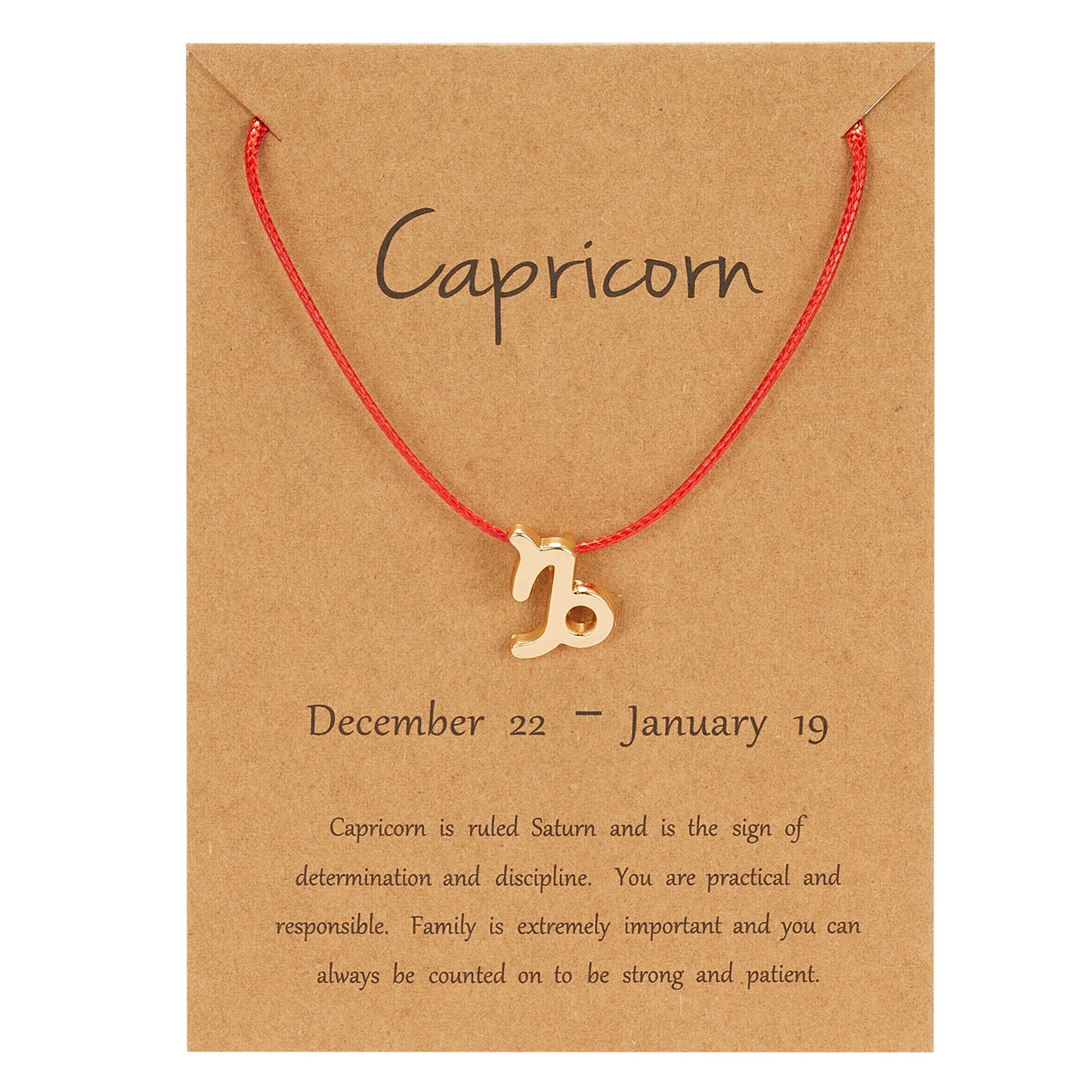 Red Rope Black Symbol Edition Constellation Paper Bracelets