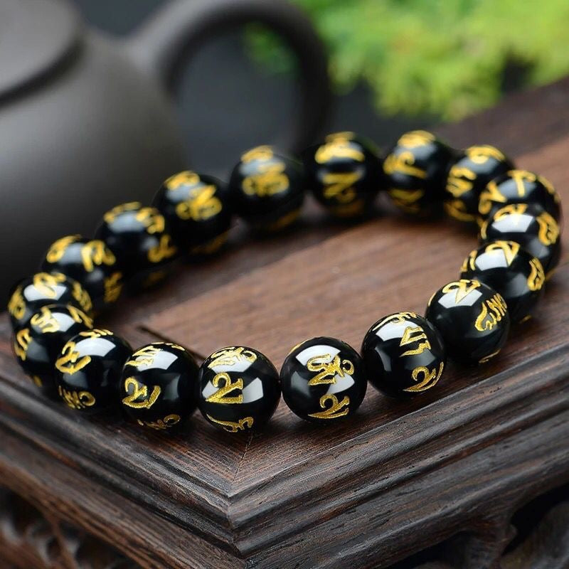 Proverbs Buddha Beads Crafts Lucky Cold Bracelets